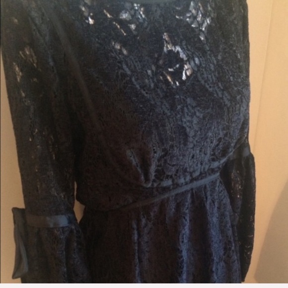NWT Free People Ruby Lace Empire Waist Dress - Picture 3 of 7